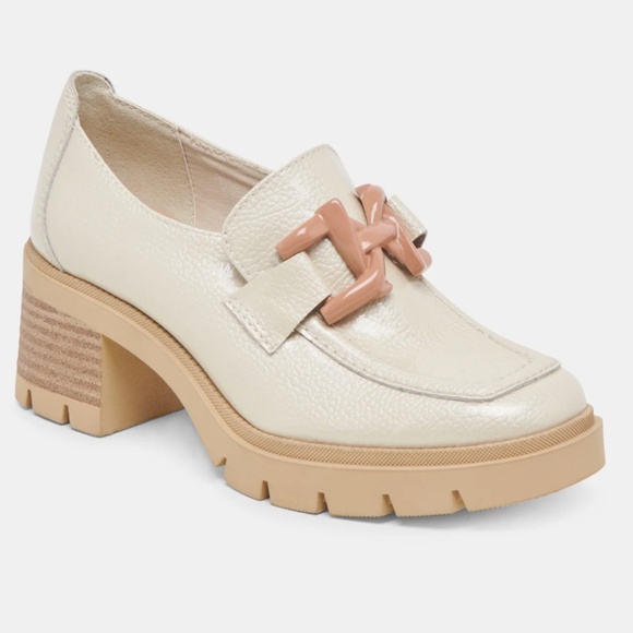 Dolce Vita Harold Heels Ivory Patent Leather size 6 - Picture 9 of 9